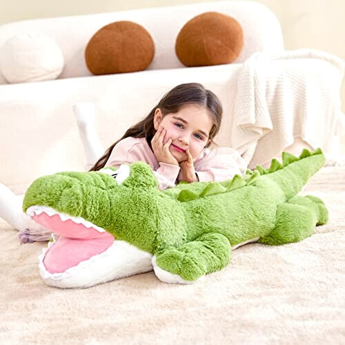 Peluche Crocodile vert 78 cm variant 3 