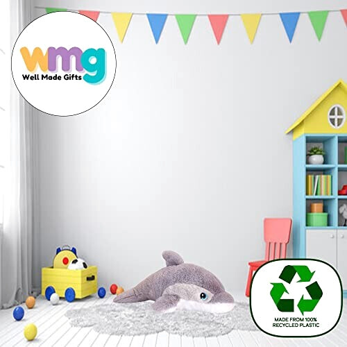 Peluche Dauphin multicolore 25 cm variant 2 