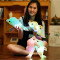 Peluche Dauphin bleu 30 cm - miniature variant 3