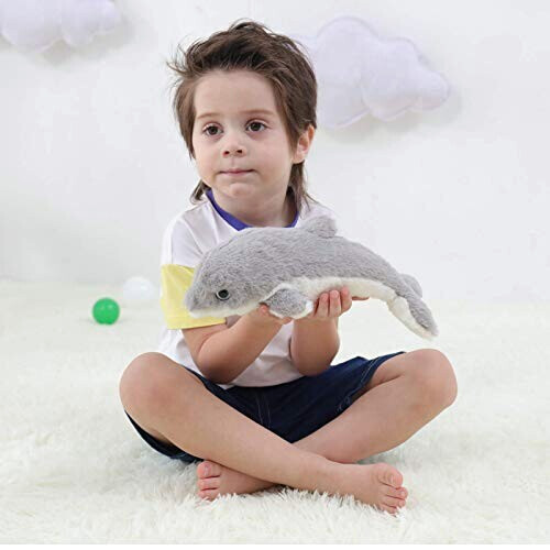 Peluche Dauphin gris 30 cm variant 3 