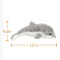 Peluche Dauphin gris 30 cm - miniature variant 1