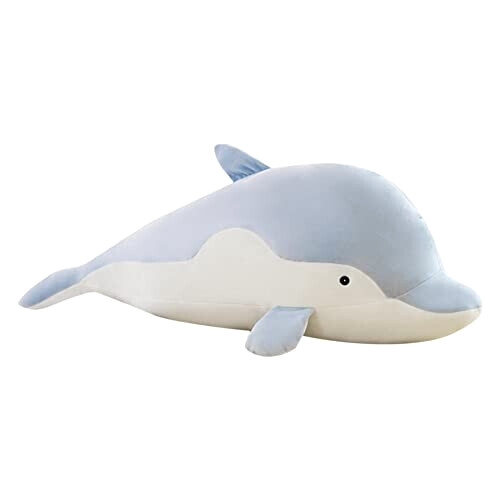 Peluche Dauphin bleu 30 cm