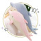 Peluche Dauphin bleu 30 cm - miniature variant 5