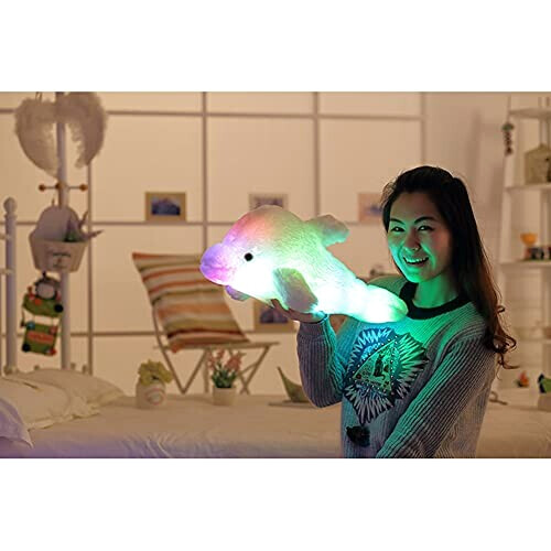 Peluche Dauphin b-blanc 30 cm variant 7 