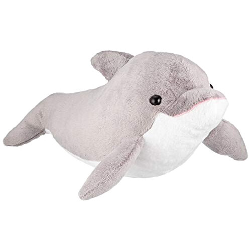 Peluche Dauphin blanc 50 cm