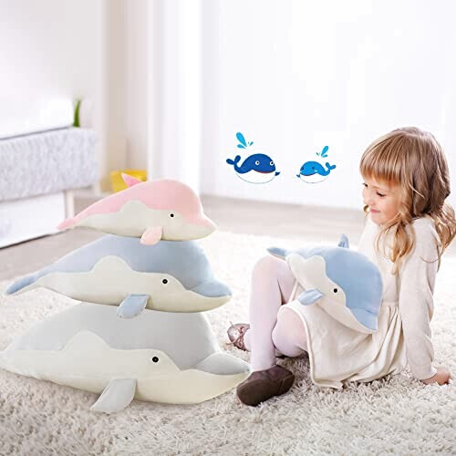 Peluche Dauphin rose 30 cm variant 3 
