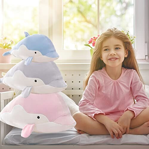 Peluche Dauphin rose 30 cm variant 4 