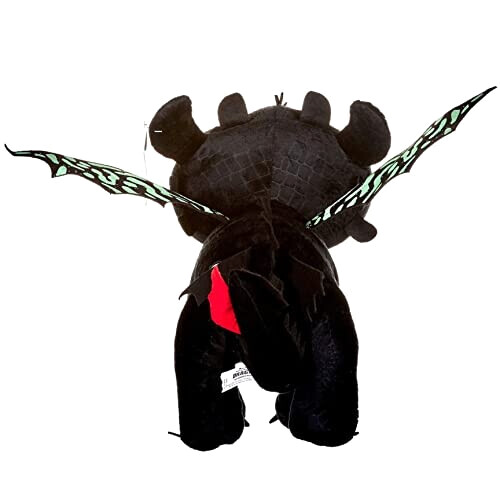 Peluche Dragon noir 40 cm variant 2 