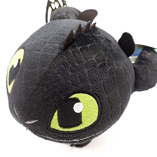 Peluche Dragon noir 40 cm variant 7 