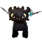 Peluche Dragon noir 40 cm - miniature variant 1