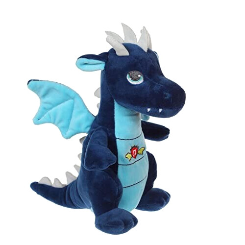 Peluche Dragon bleu 20 cm