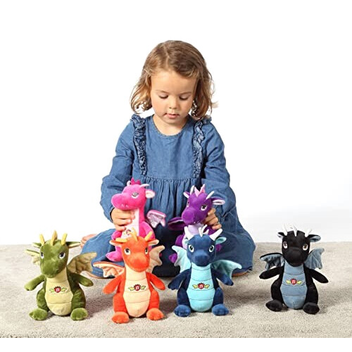 Peluche Dragon bleu 20 cm variant 6 