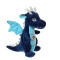 Peluche Dragon bleu 20 cm - miniature variant 1