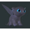 Peluche Dragon glow 32 cm - miniature variant 2