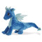 Peluche Dragon bleu - miniature