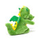Peluche Dragon vert 18 cm - miniature variant 1