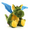 Peluche Dragon bleues - miniature