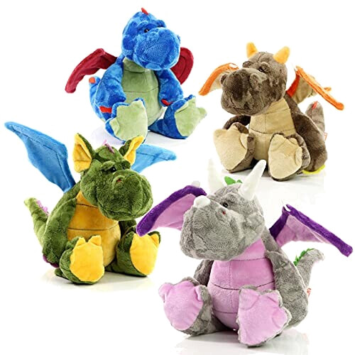 Peluche Dragon bleues variant 4 