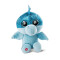 Peluche Dragon bleubleus 15 cm - miniature