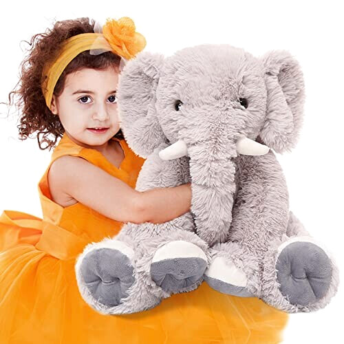 Peluche Éléphant gris 50 cm variant 1 