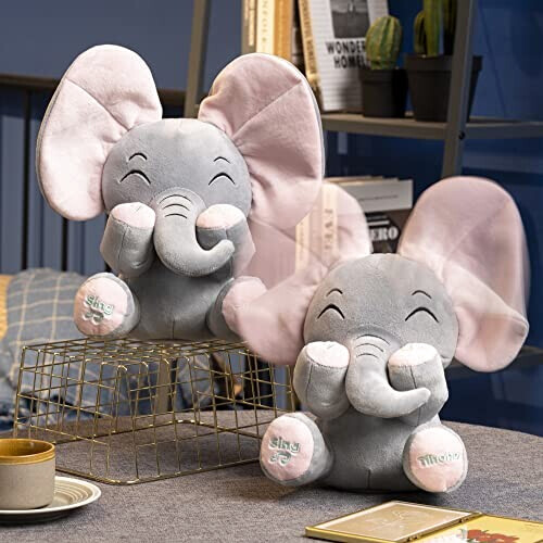 Peluche Éléphant rose variant 7 