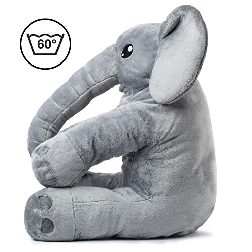 Peluche Éléphant nuru l'éléphant (gris) 55 cm variant 3 
