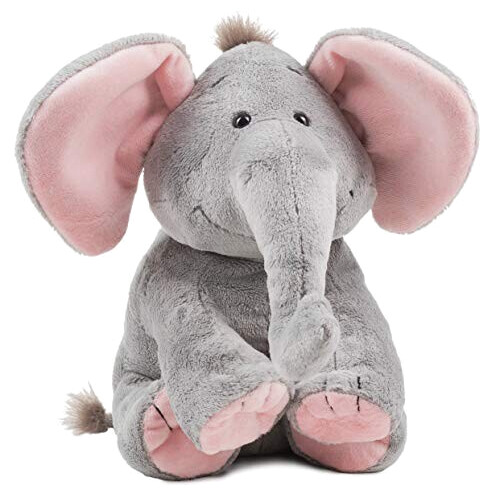 Peluche Éléphant rosé 24x19 cm