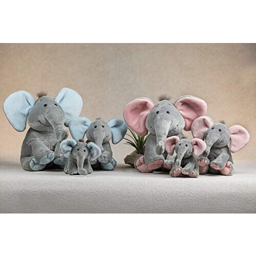 Peluche Éléphant rosé 24x19 cm variant 3 