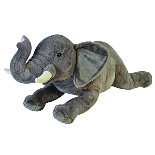 Peluche Éléphant gris 76 cm