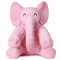 Peluche Éléphant rose 55 cm - miniature