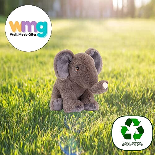 Peluche Éléphant multicolore 25 cm variant 2 