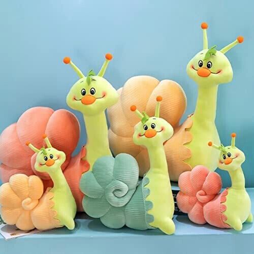 Peluche Escargot vert 50 cm variant 4 