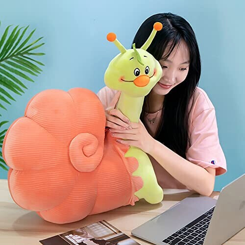 Peluche Escargot vert 50 cm variant 6 