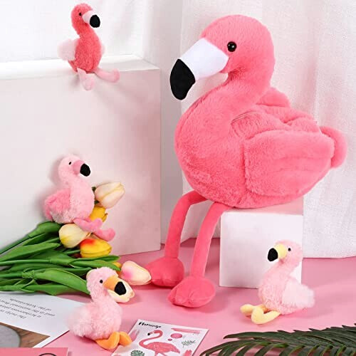 Peluche Flamant rose rose 46 cm variant 3 