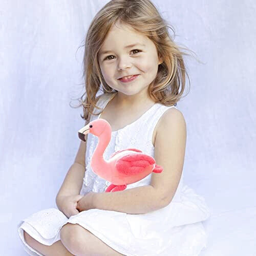 Peluche Flamant rose rose 25 cm variant 1 