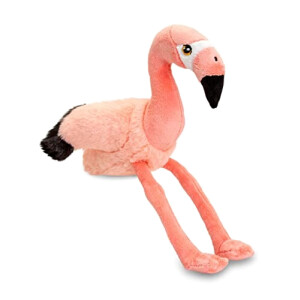 Peluche Flamant rose rose 16 cm