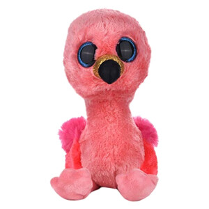 Peluche Flamant rose multicolore 23 cm