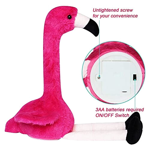 Peluche Flamant rose variant 1 