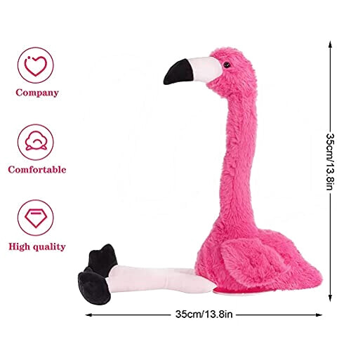 Peluche Flamant rose variant 2 