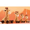 Peluche Girafe marron 18 cm - miniature variant 3