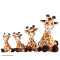 Peluche Girafe marron 18 cm - miniature variant 4