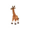 Peluche Girafe brun/beige - miniature variant 2
