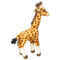 Peluche Girafe brun/beige - miniature variant 4