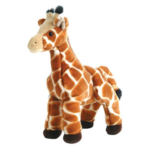 Peluche Girafe marron 30 cm