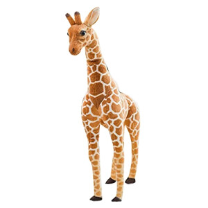 Peluche Girafe marron 100 cm
