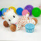 Peluche Girafe multicolore - miniature variant 2