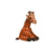 Peluche Girafe brun-beige 30 cm - miniature variant 2