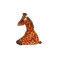 Peluche Girafe brun-beige 30 cm - miniature variant 5