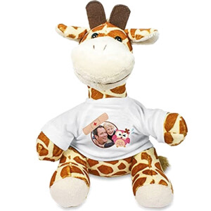 Peluche Girafe jaune 5 cm