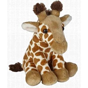 Peluche Girafe marron 20 cm